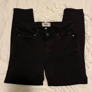 PAIGE Verdugo Crop - Black